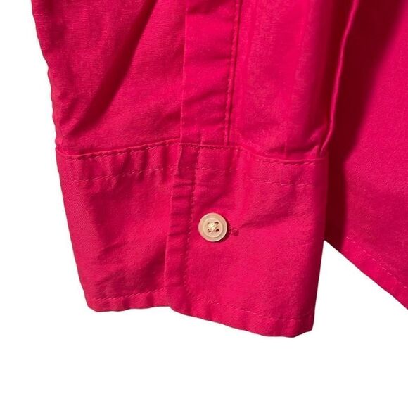 GAP pink boyfriend fit 100% cotton collar button front shirt S - Picture 6 of 12